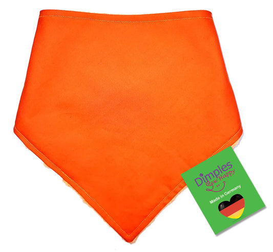 Solid-colored dog bandana