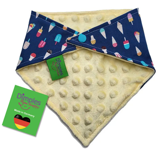 Summer Ice Dog Bandana Dark Blue