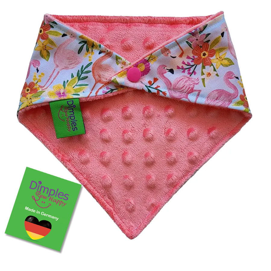Tropical Flamingos Dog Bandana Pink