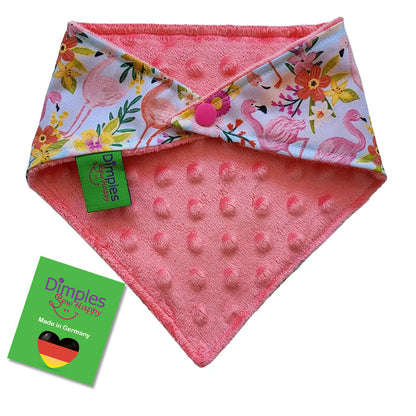 Tropical Flamingos Dog Bandana Pink