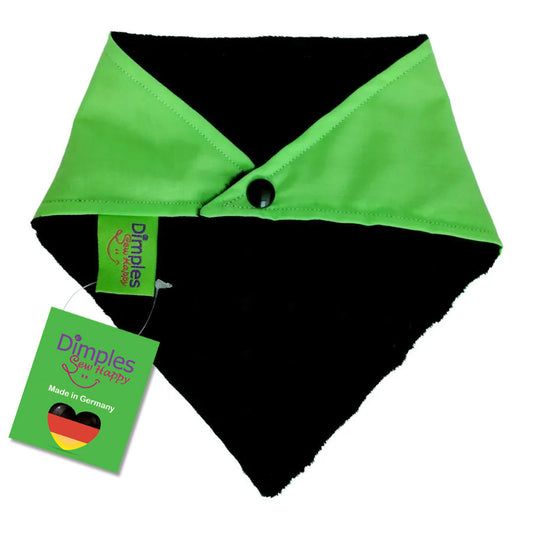 Green FRIENDLY Dog Scarf Bandana