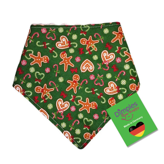 Gingerbread Man Dog Bandana - Christmas Gift
