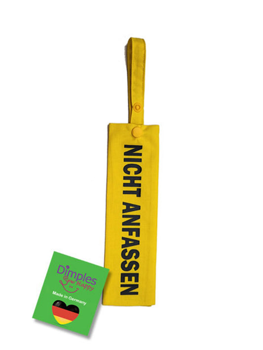 Linen cover for dog leash - Warning sign, Warning Anxious Dog, Assistance Dog, School Dog