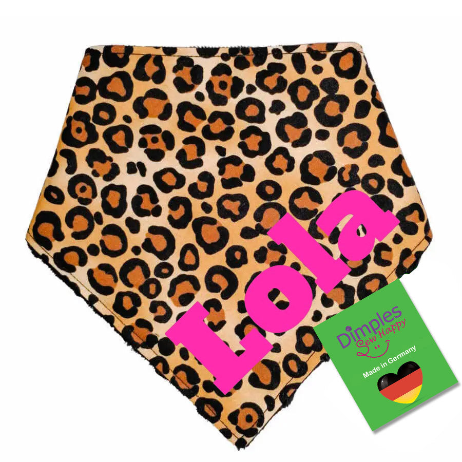 Leopard Print Dog Bandana