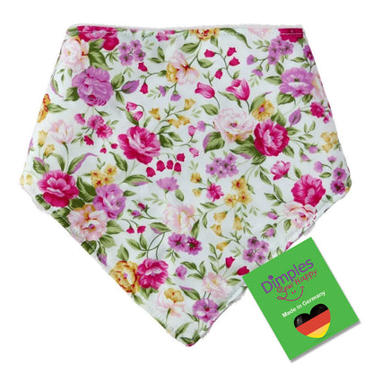 Vintage Roses on Cream Dog Bandana