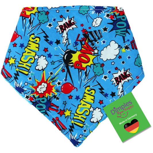Superhero Dog Bandana in Blue