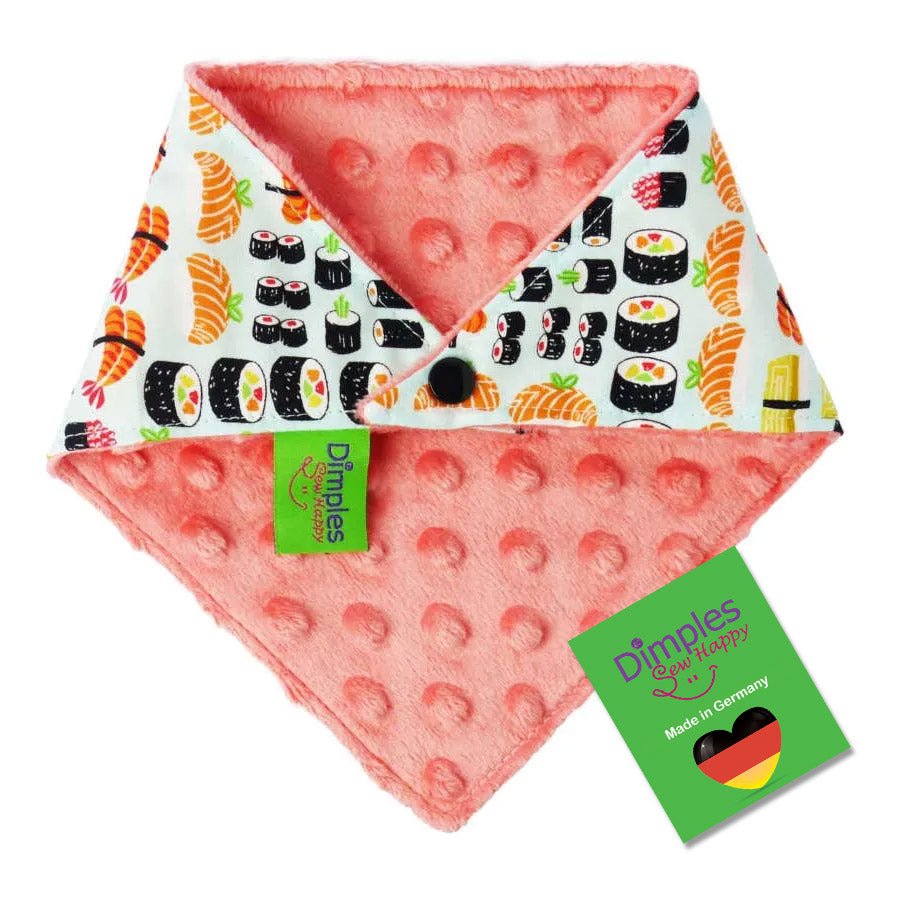 Sushi Fish Neckerchief Bandana for Dogs and Cats