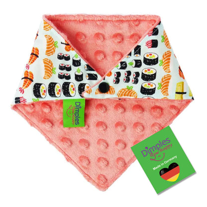 Sushi Fish Neckerchief Bandana for Dogs and Cats