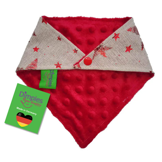 Christmas Stars dog bandanas as a Christmas gift for dogs