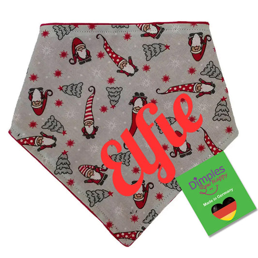 Christmas elf dog bandana for Christmas